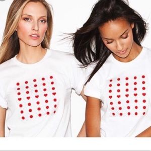 Tory Burch Japan Relief fitted T Shirt